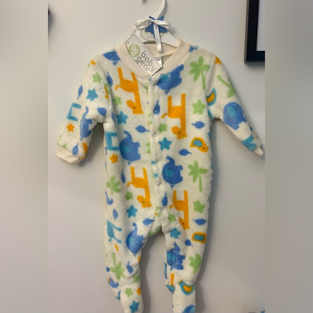 Baby Gear Colorful Animal Print Footie